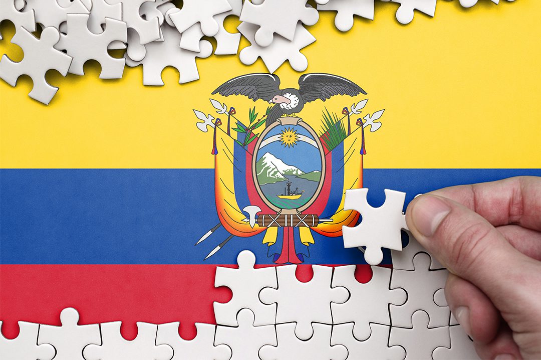 puzzle bandera ecuador