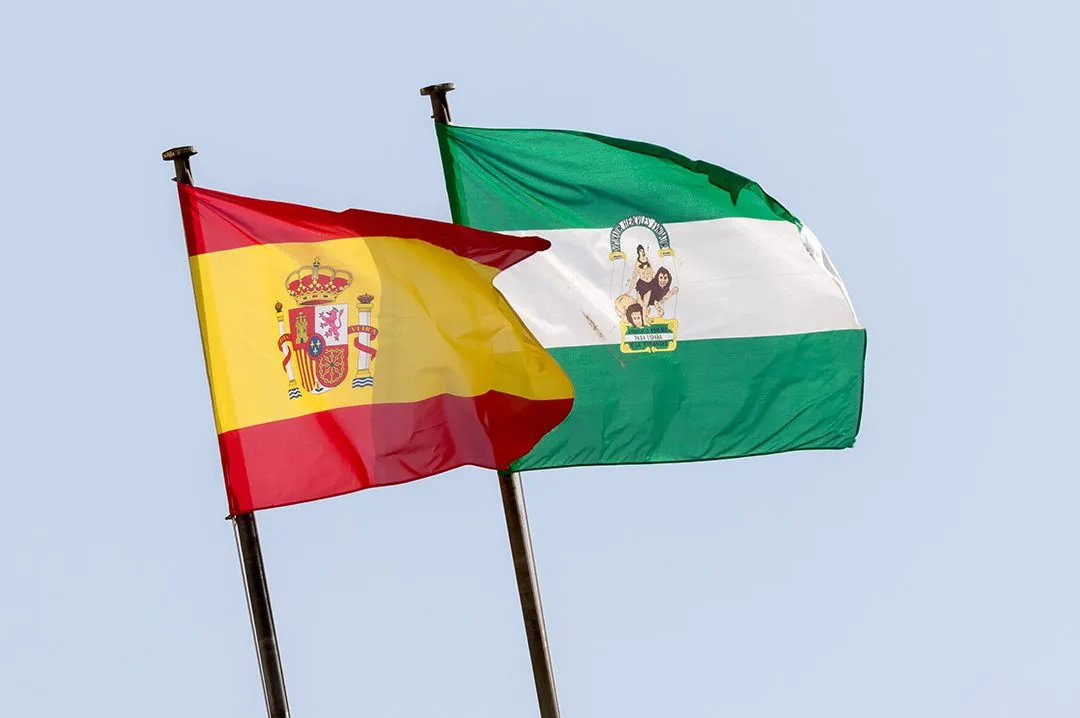 bandera españa andalucia